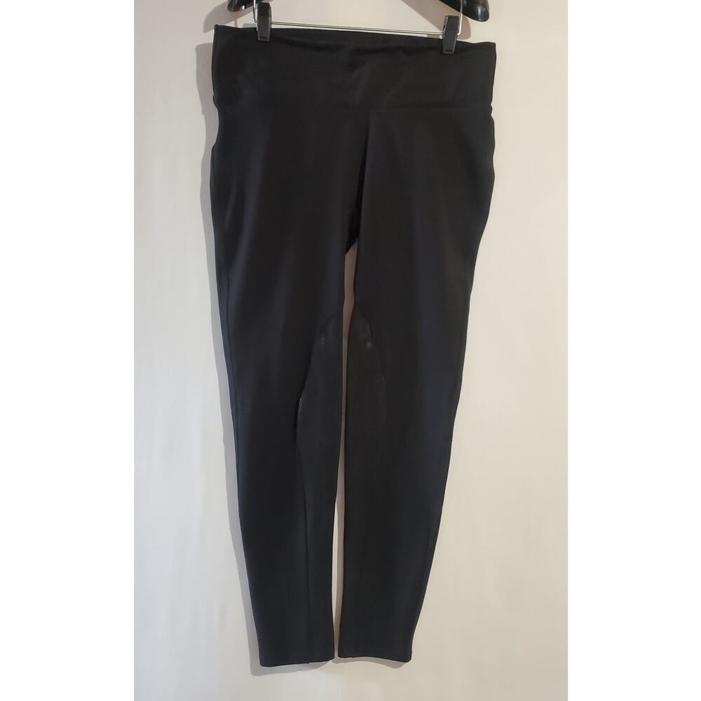 Spanx Ready To Wow Black Faux Leather Riding Leggings Womens Size XL Shapewear - Picture 3 of 13